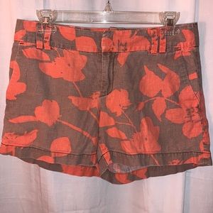 Loft shorts, 4 in inseam
